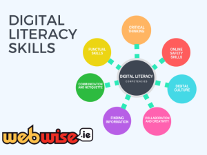 Literacy digital skills teachers developing critical technology technical competency chart library thinking competencies social